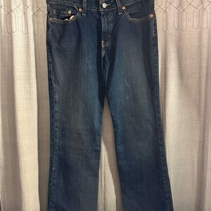 Vintage Levi's Dark Blue Bootcut Super low Straight Leg Jeans